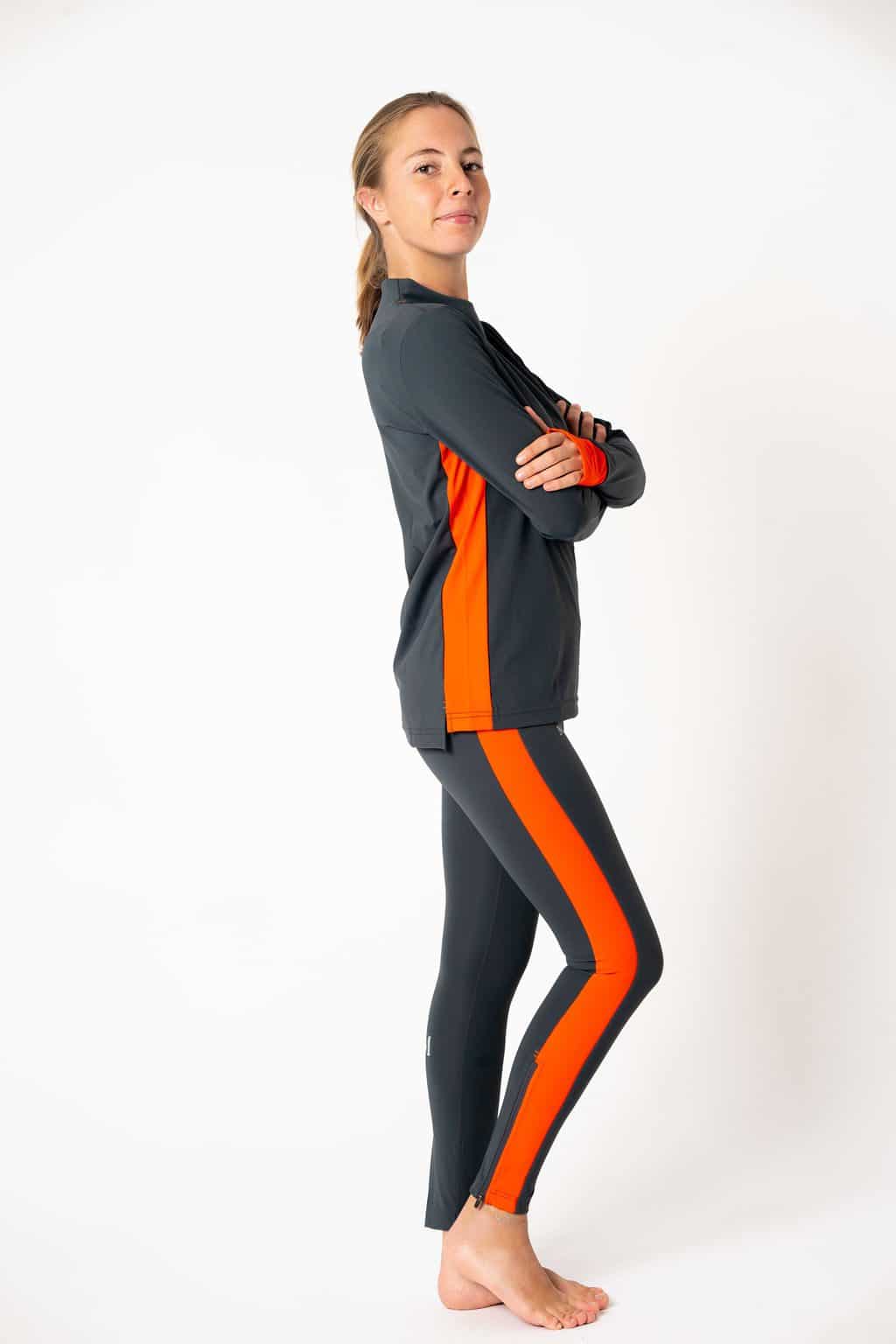 Pack hiver - Legging + manches longues ORANGE