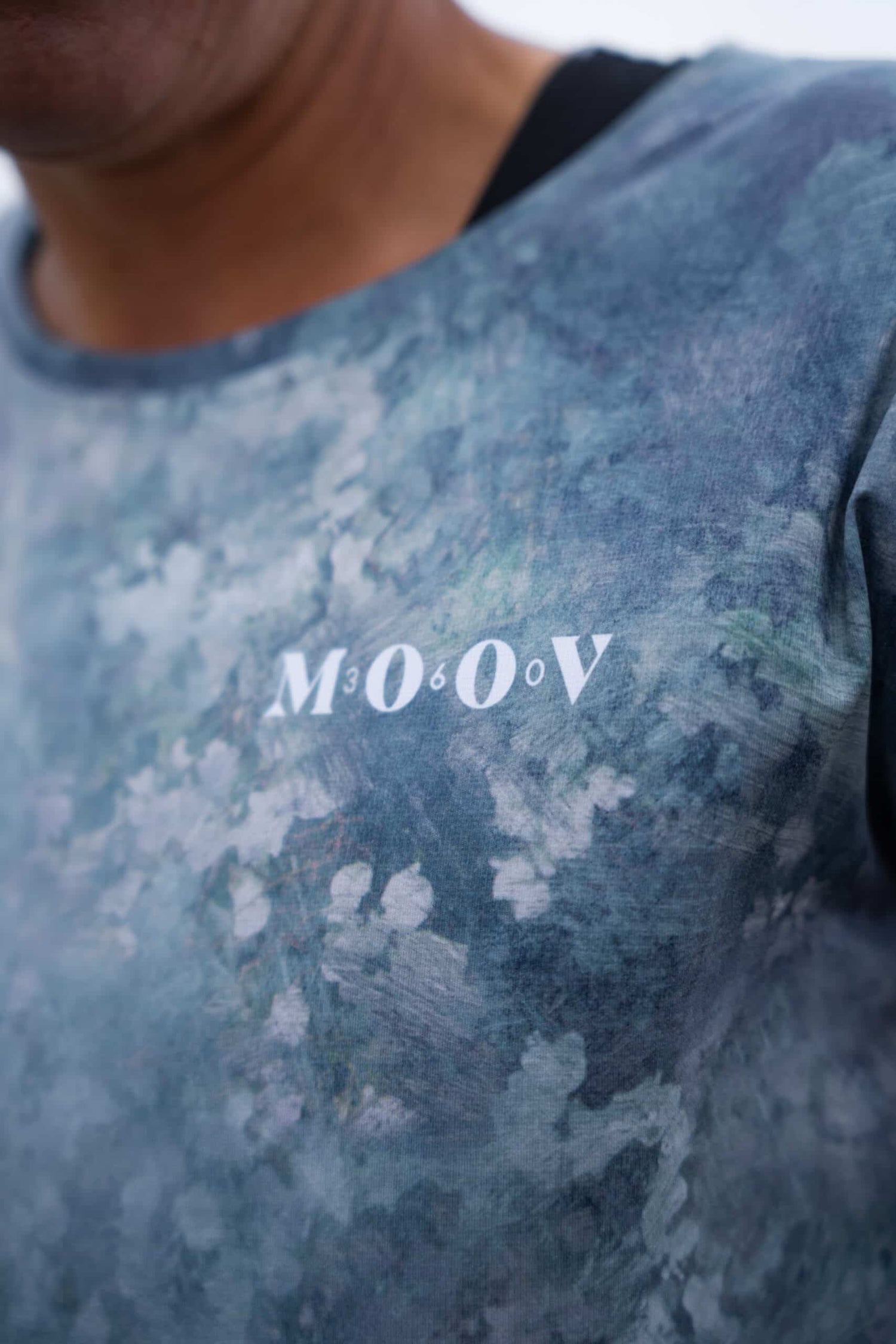 T-shirt OOrizon Aero Light - Green Flowers