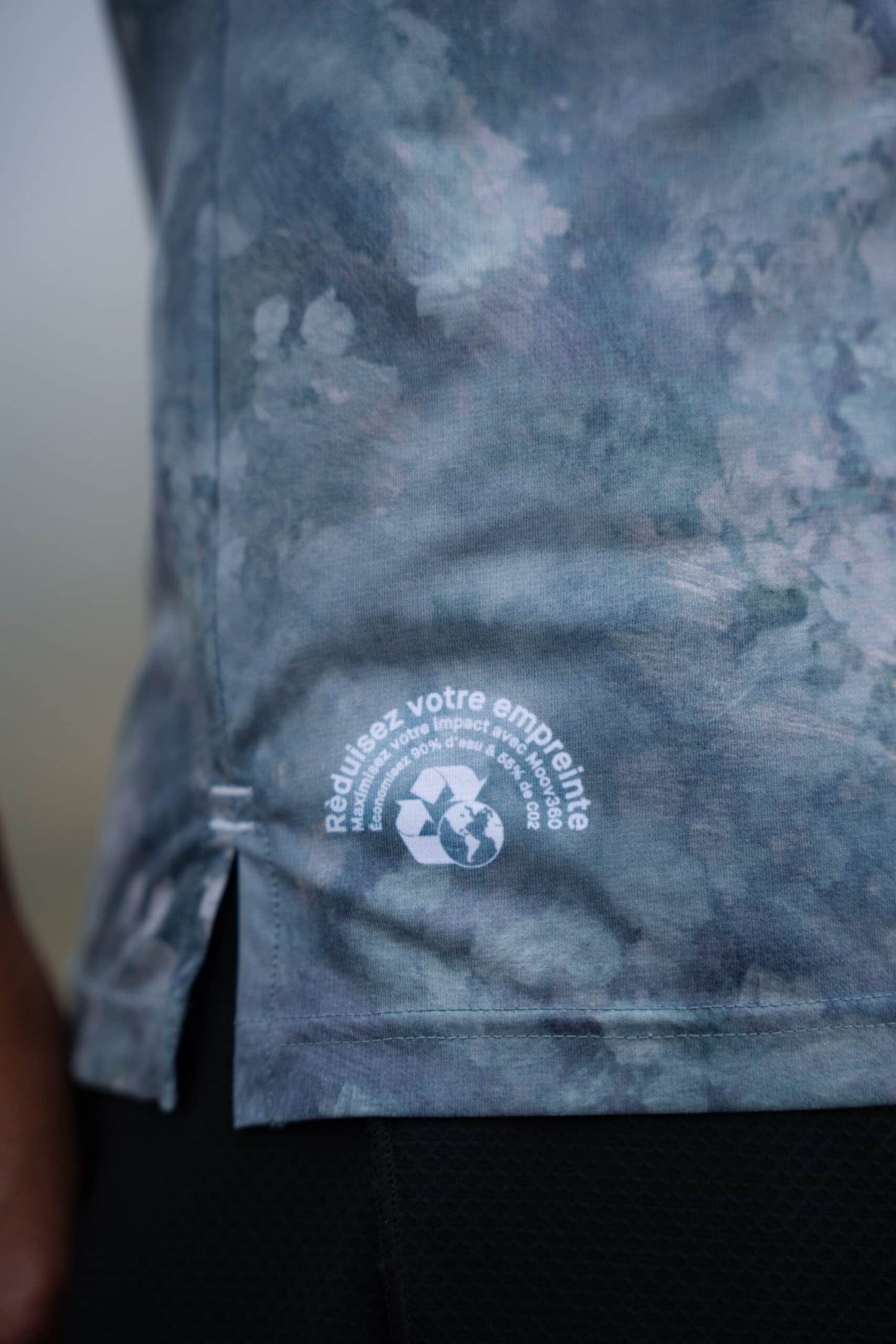 T-shirt OOrizon Aero Light - Green Flowers