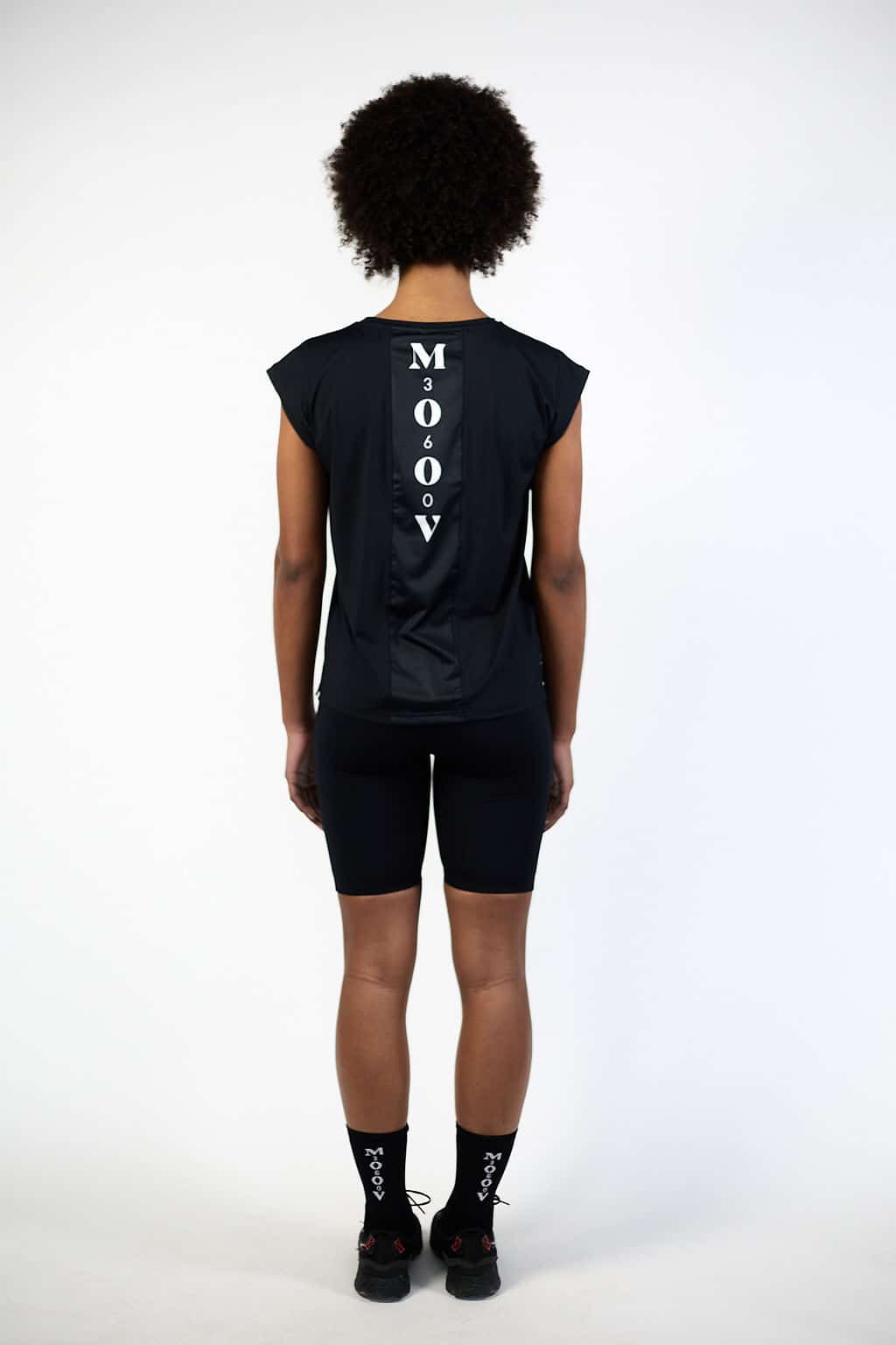 T-shirt Ultra dry Stripe Black Women Edition