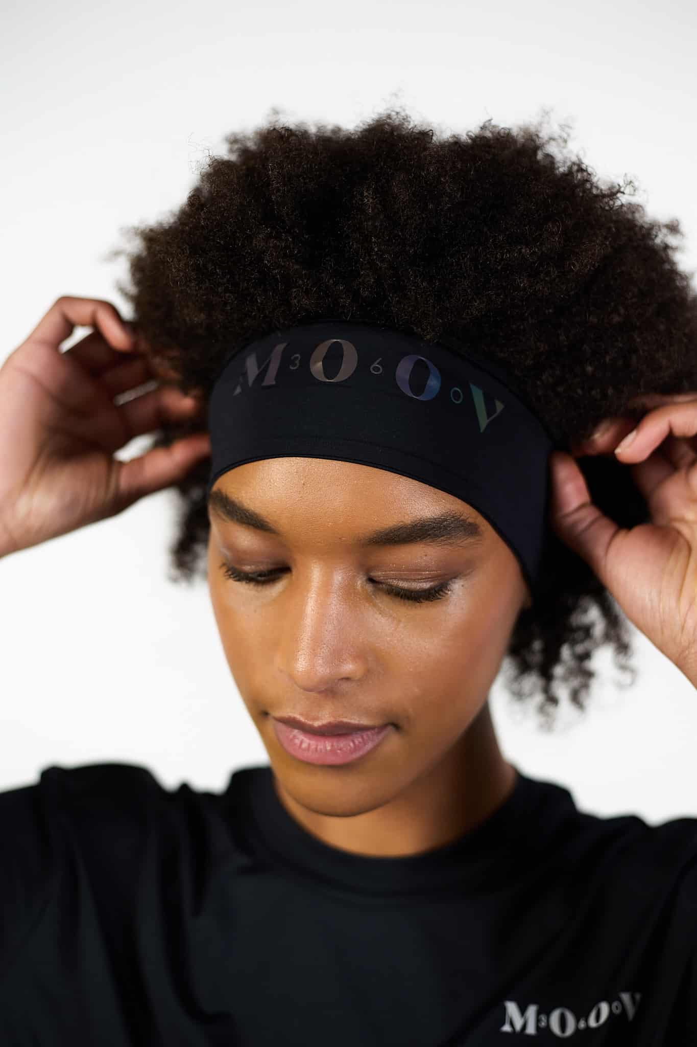 Bandeau sport féminin trail running contre le froid