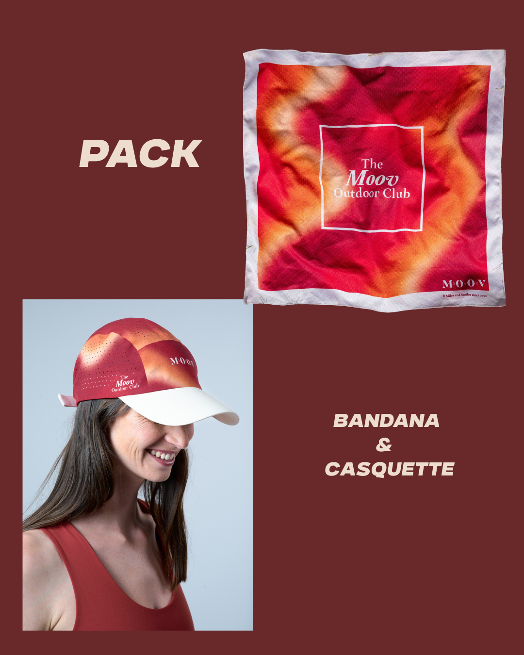 Pack accessoires - Bandana + casquette
