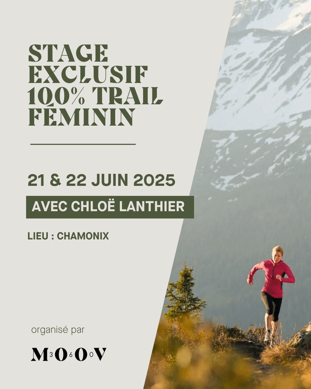 Stage Exclusif 100% Trail Féminin