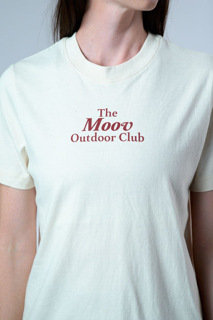Beige t-shirt - The Moov Outdoor Club