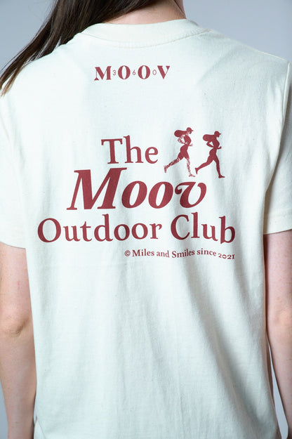 Beige t-shirt - The Moov Outdoor Club