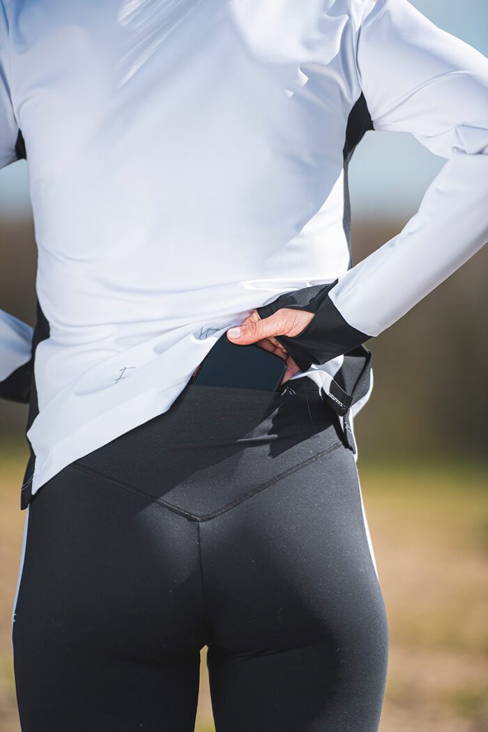 Détail du legging combin Moov360