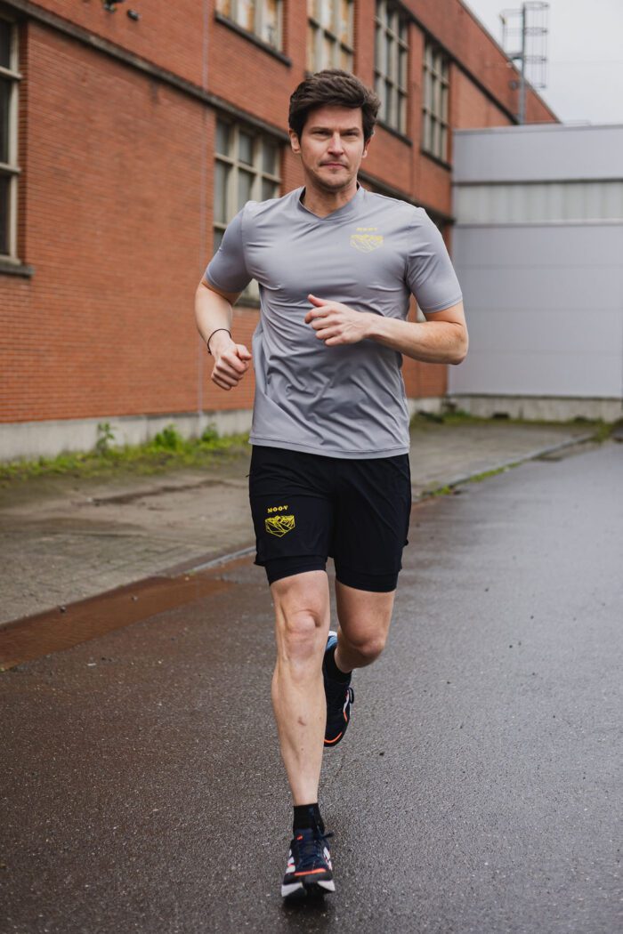men's eco-friendly pro running shorts Black