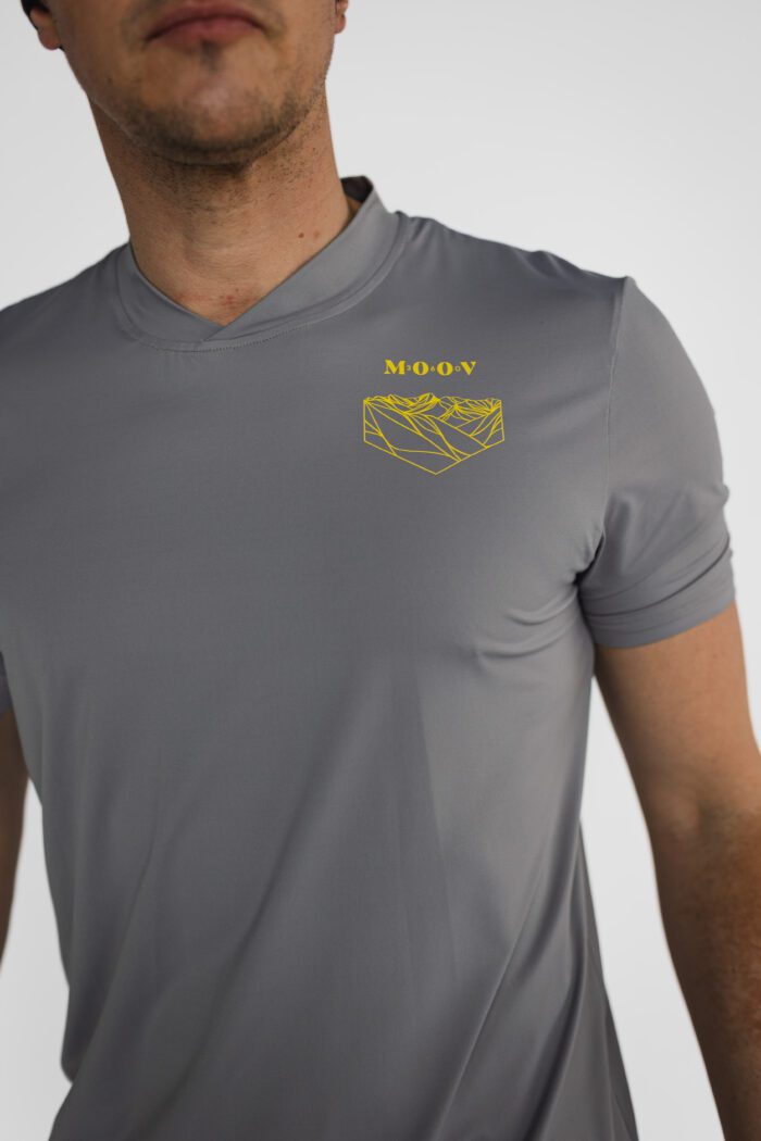 Men's eco-friendly short-sleeved Grey