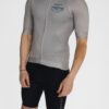 Jersey de vélo écoresponsable pour homme gris-bleu