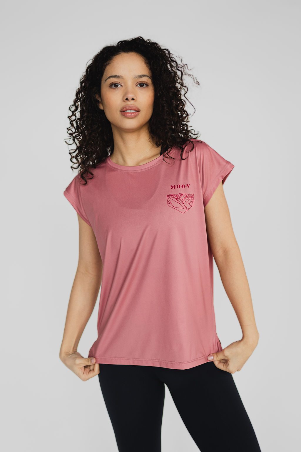 Eco-friendly multi-sport T-shirt Pink