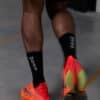 Chaussettes noires de course ou cyclisme